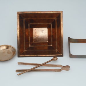 copper agnihotra kit (set of 5)